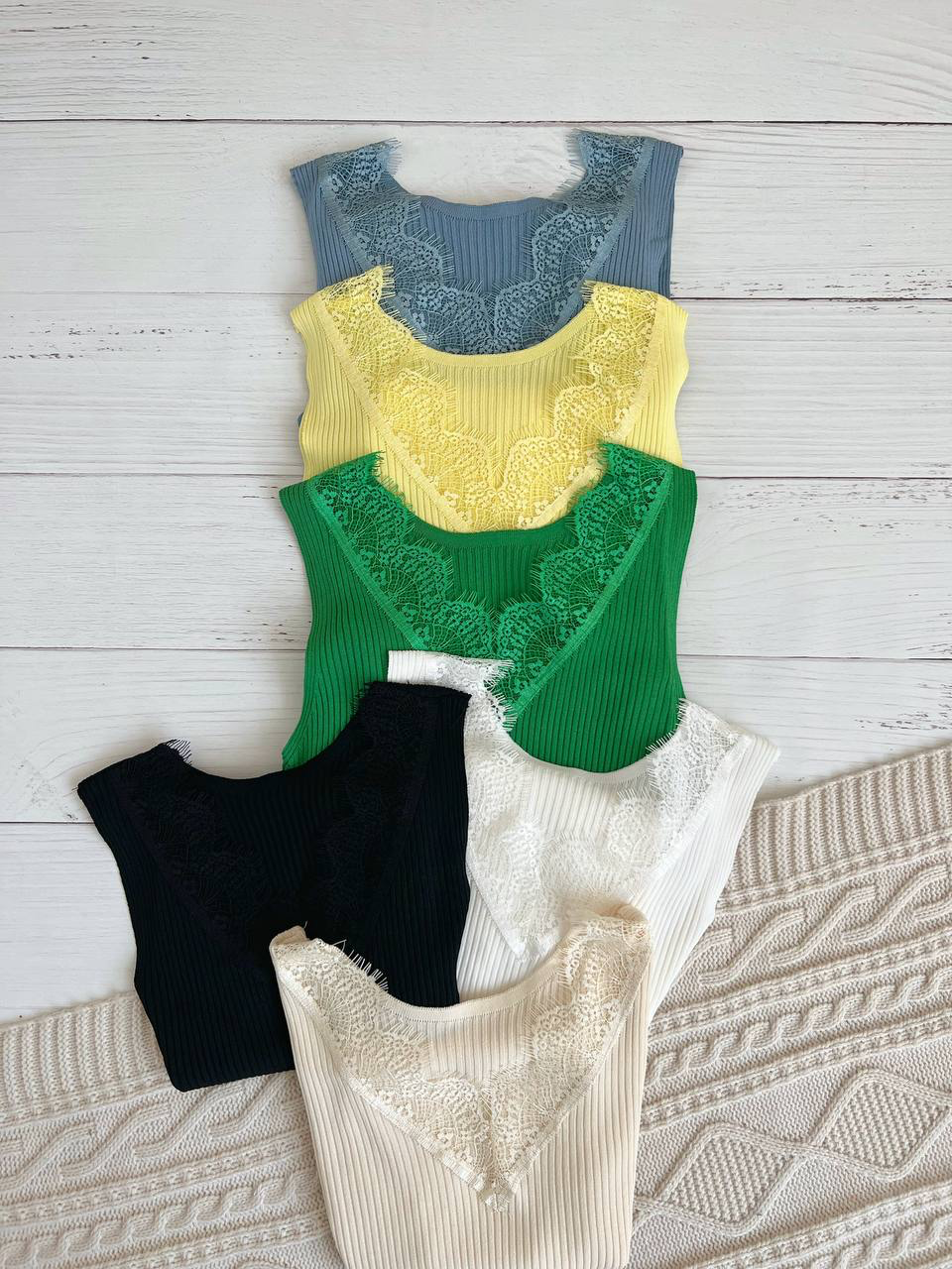 تاپ بافت کبریتی یقه گیپور کد 2379