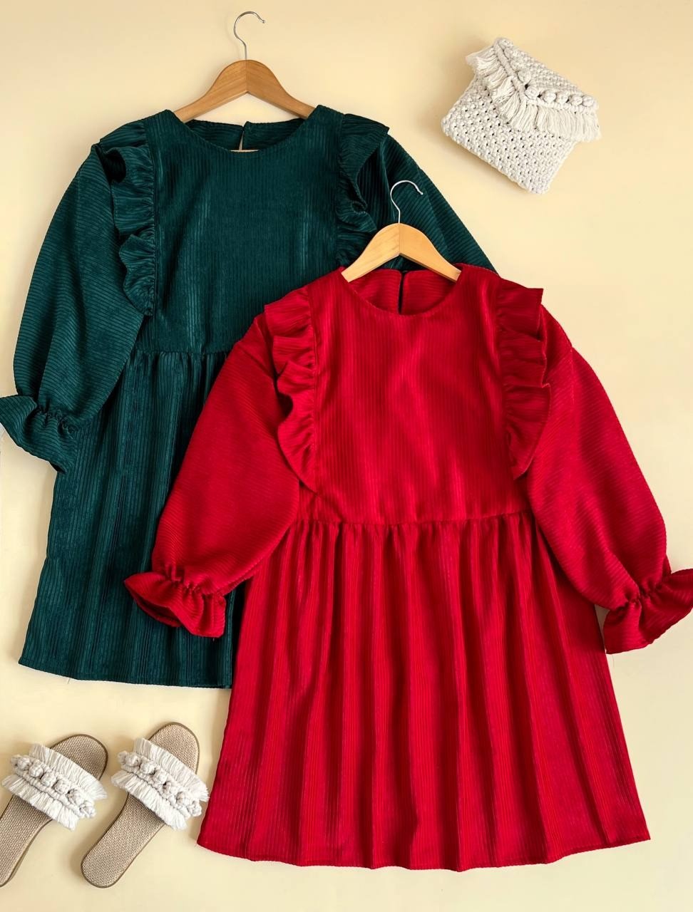 تونیک مخمل کبریتی یلدا کد 2383