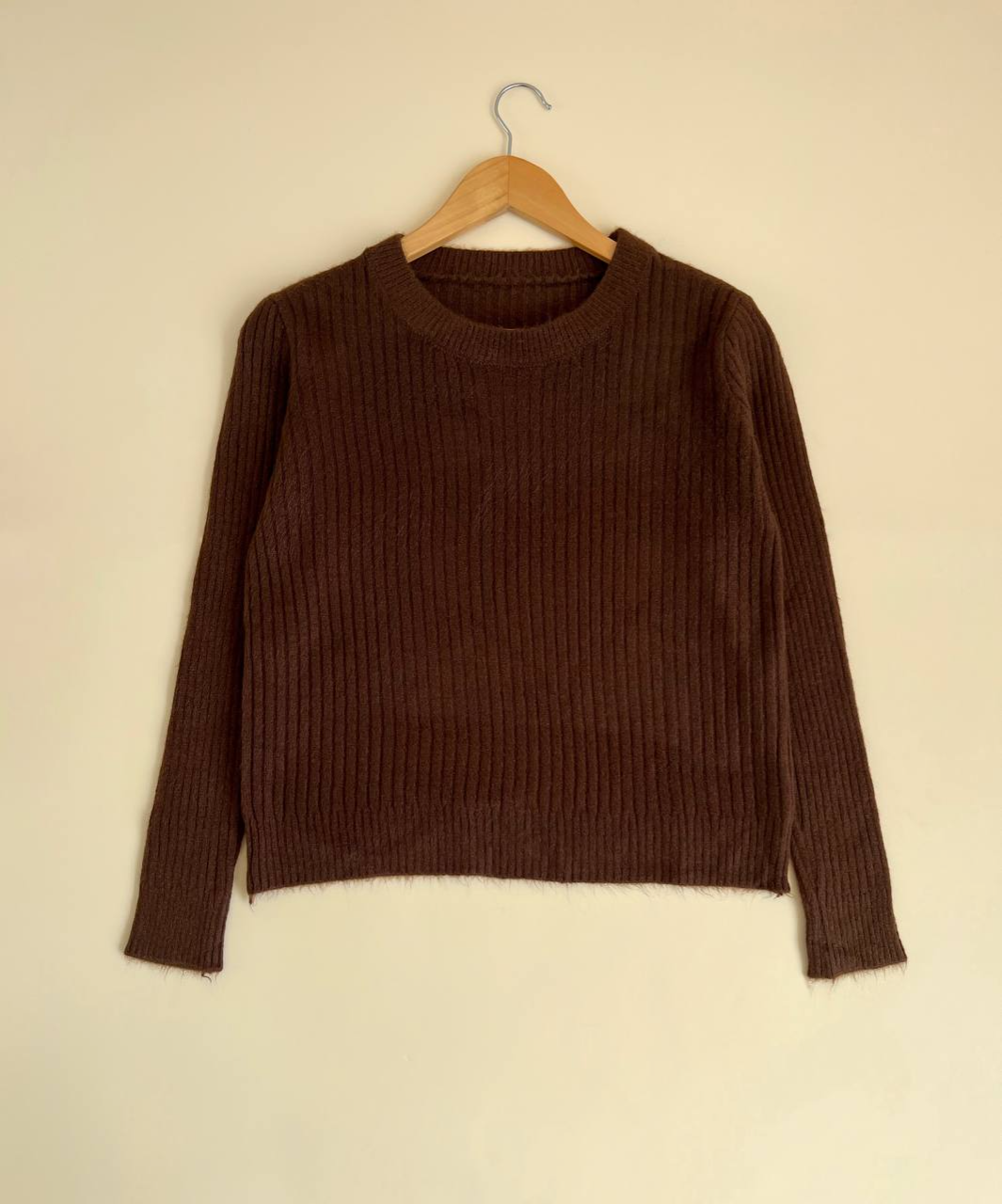 پلیور بافت موهر کبریتی کد 2395