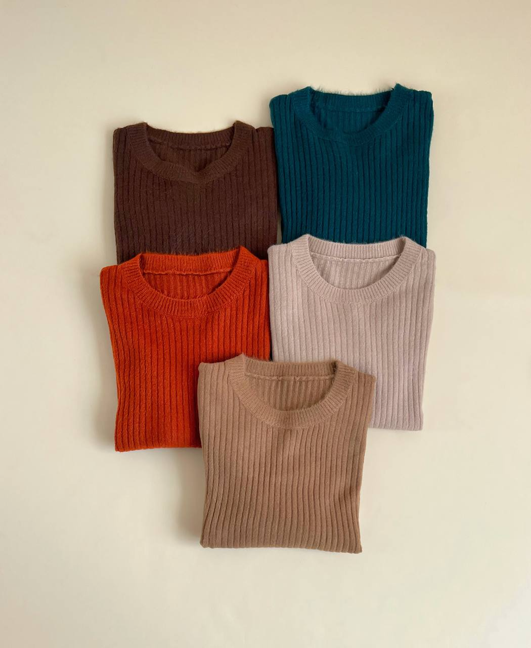 پلیور بافت موهر کبریتی کد 2395