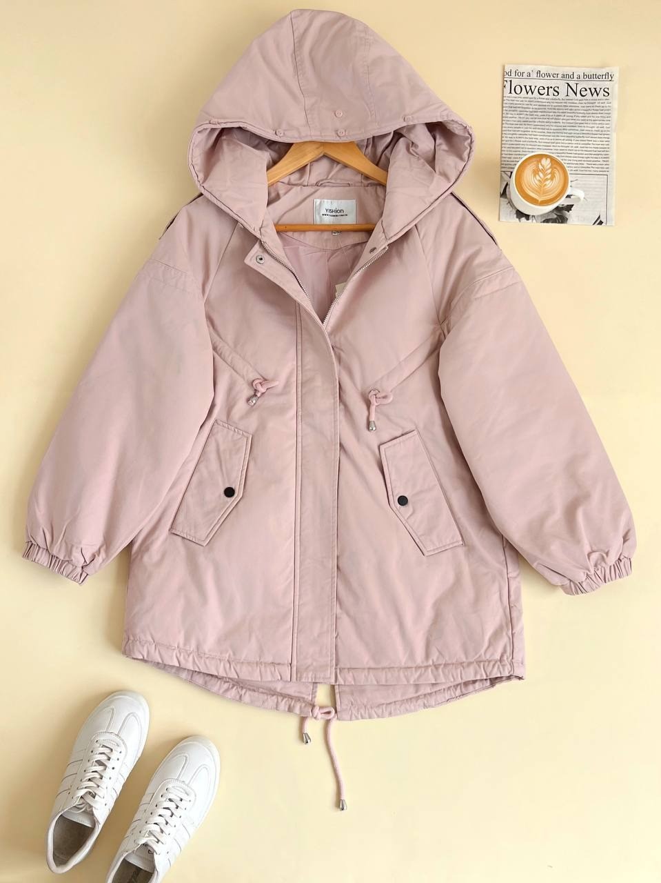 کاپشن کتان آستردار کد 2397