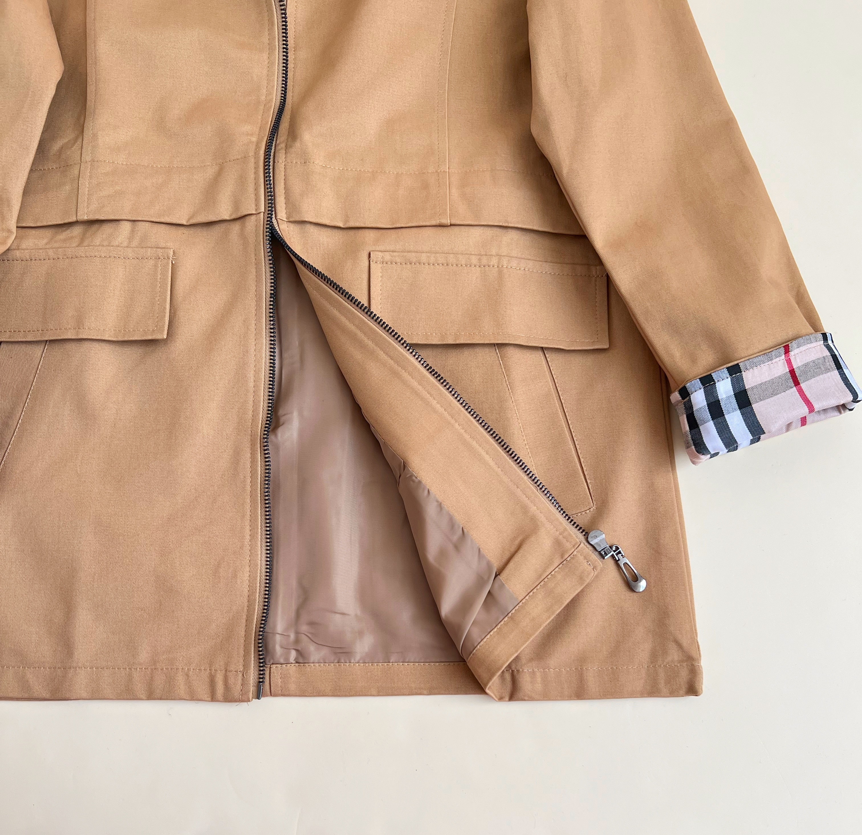 کت کتان آستردار کد 2405