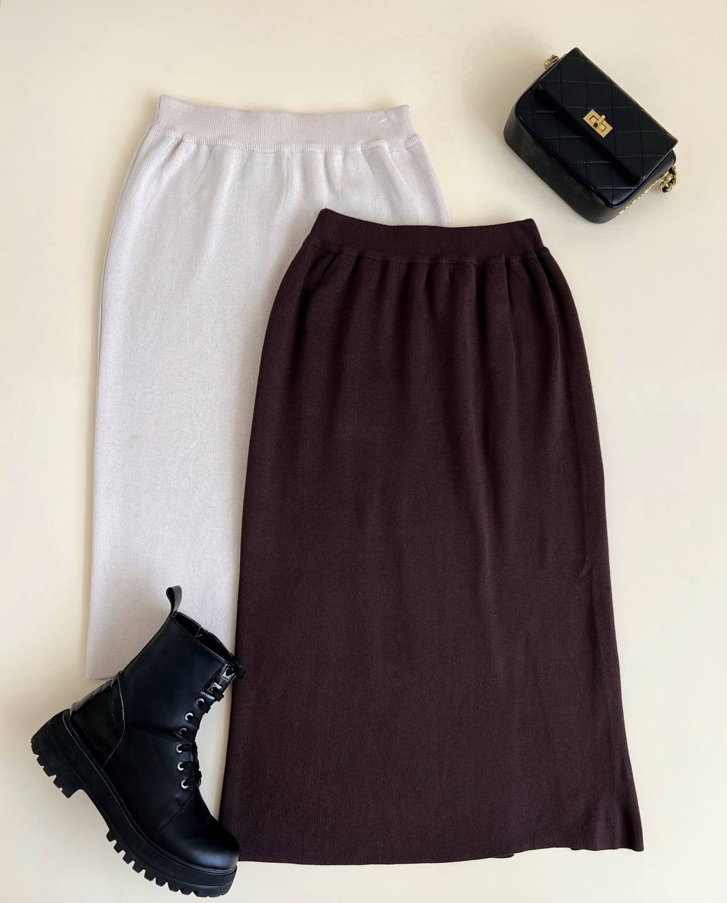 دامن بافت 4 رنگ کد 2409