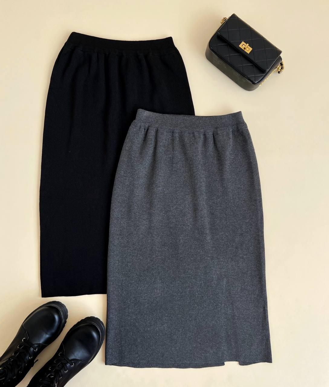 دامن بافت 4 رنگ کد 2409