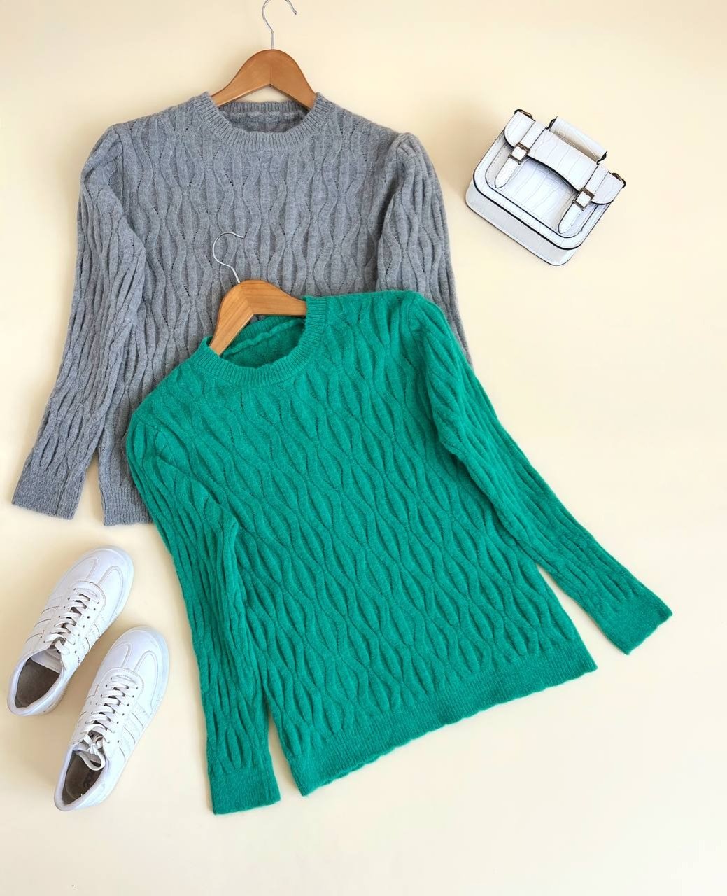 پلیور بافت لوزی 2413