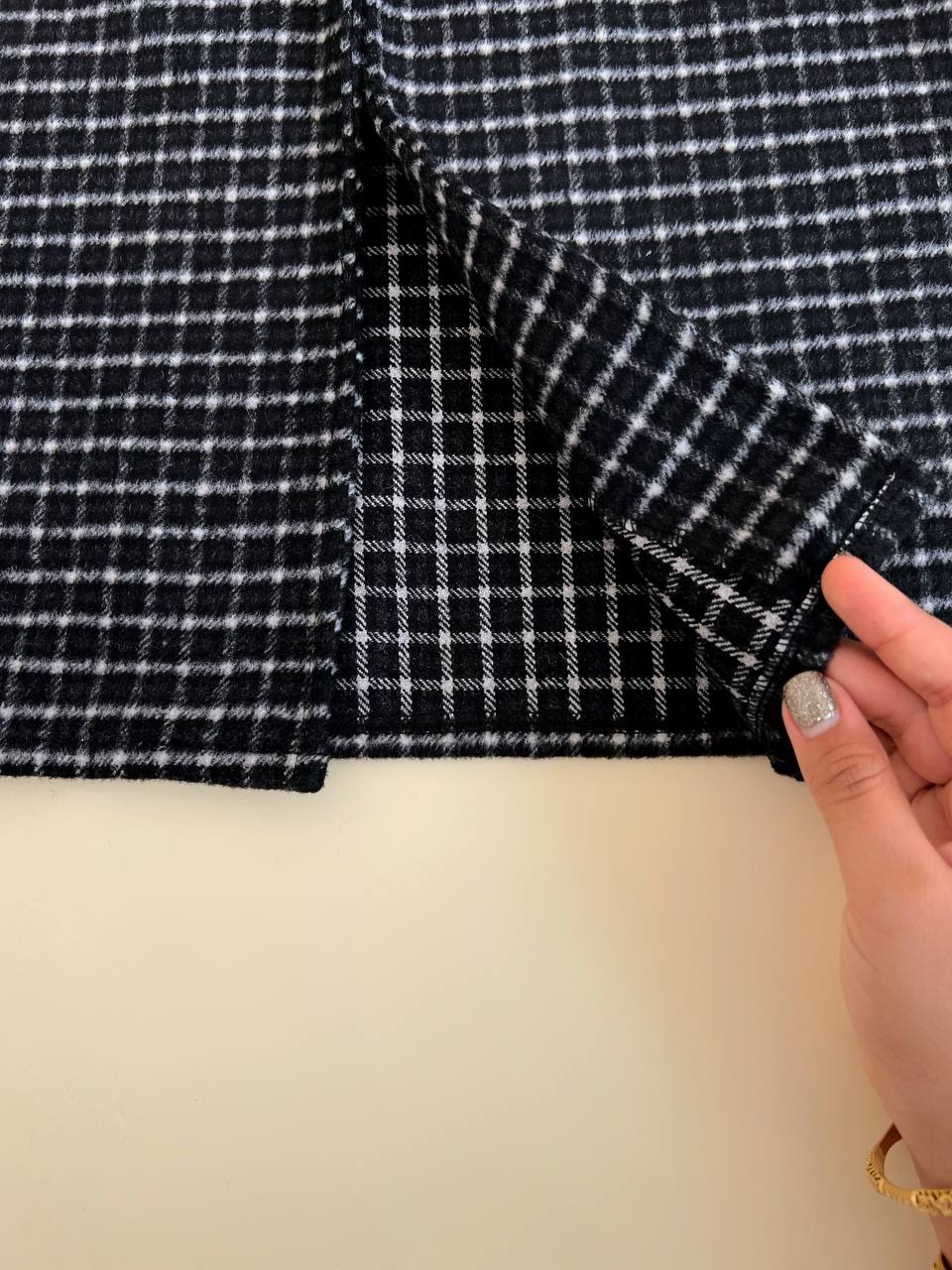 کت چهارخونه پشمی 2419