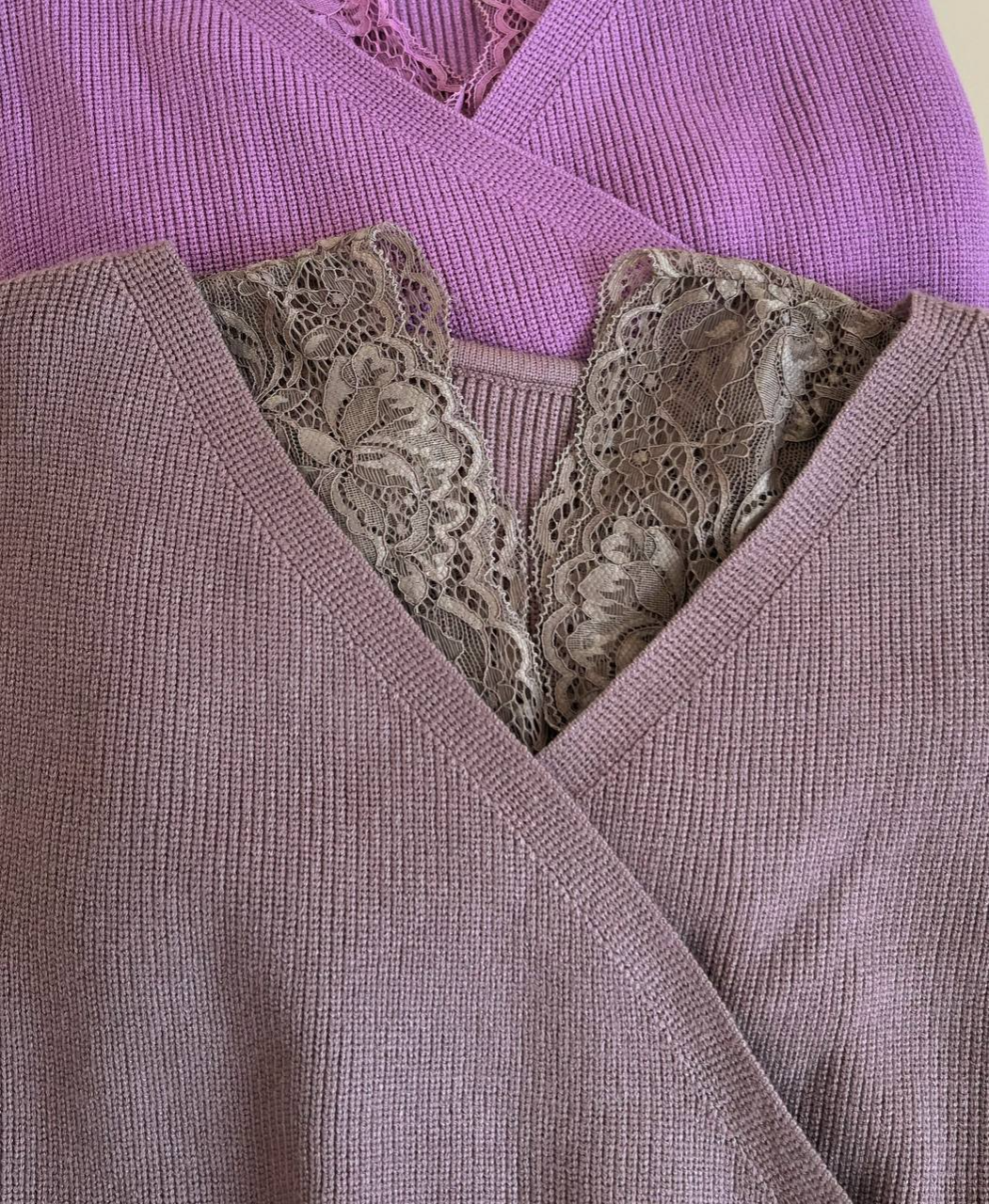 پلیور بافت گیپوردار کد 2423