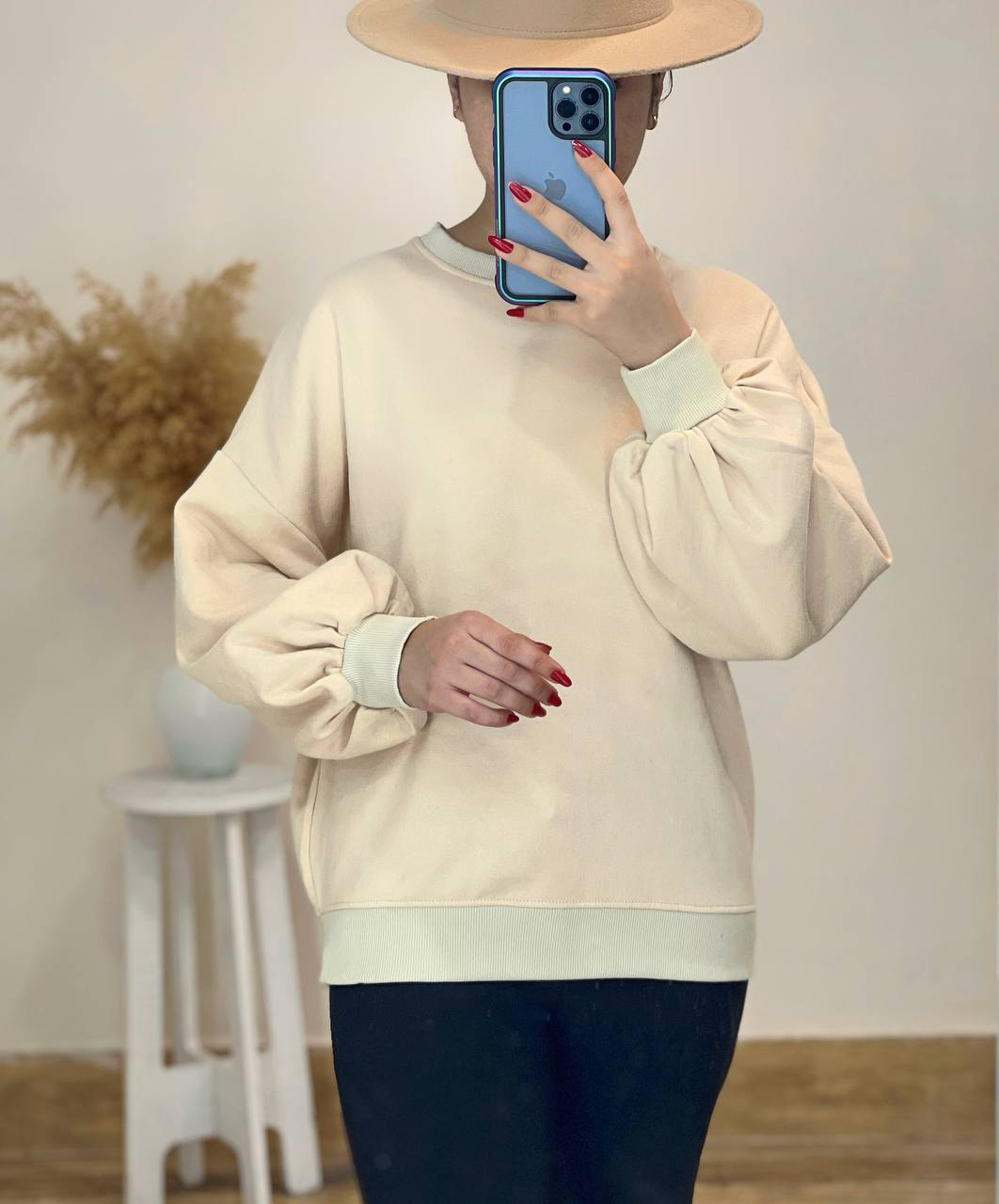 پلیور دورس آستین پف کد 2428