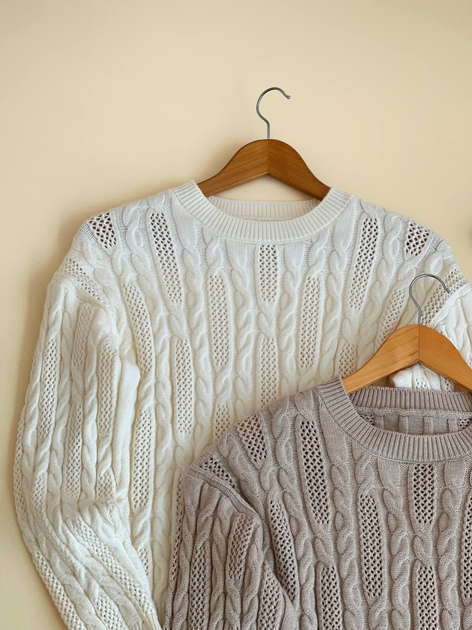 پلیور بافت زنجیری 5 رنگ کد 2442