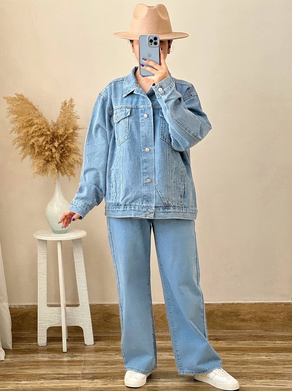 شلوار بگ جین کد 2446