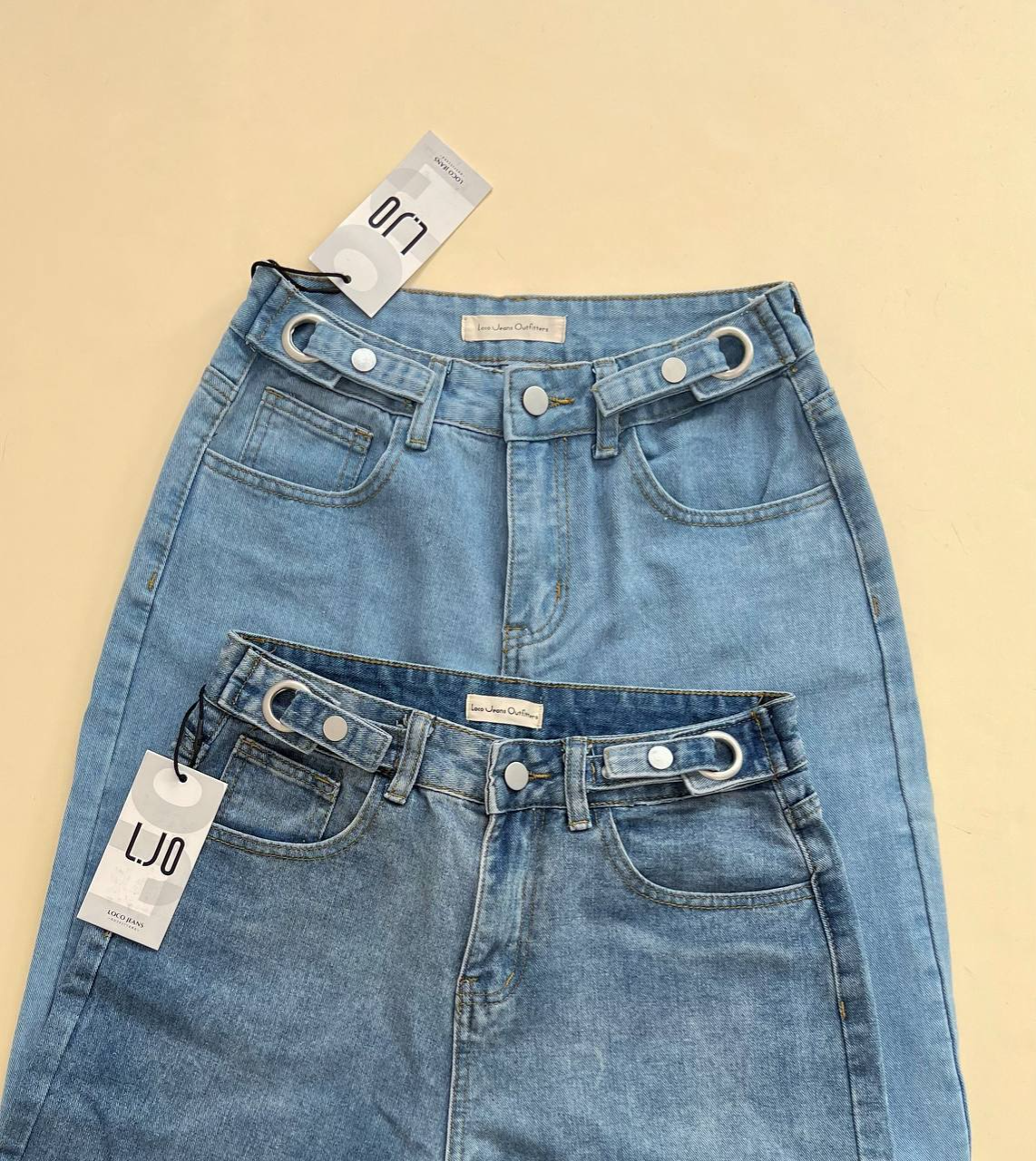 شلوار بگ جین کد 2446