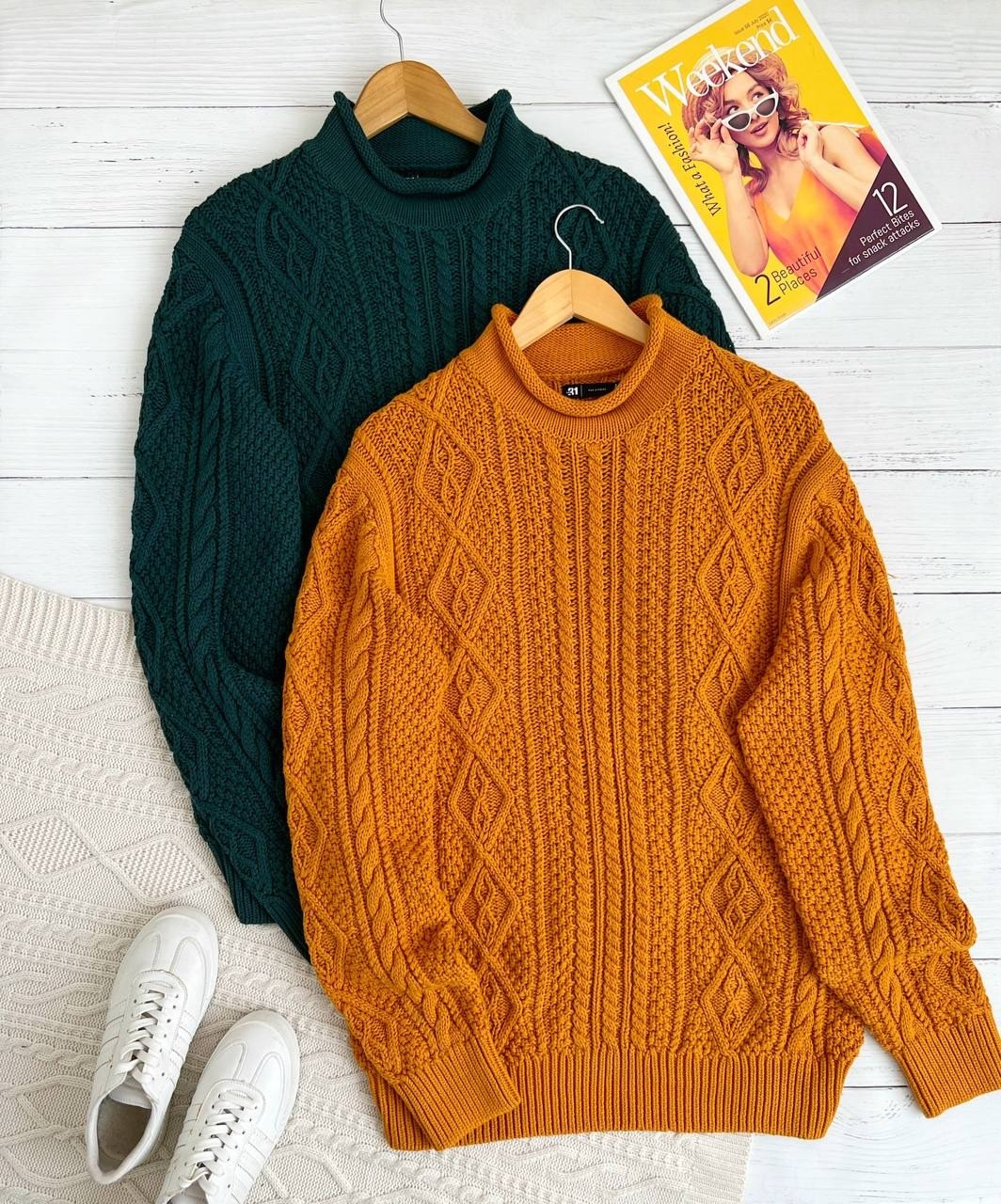 تونیک بافت کاموایی زنجیری کد 2447