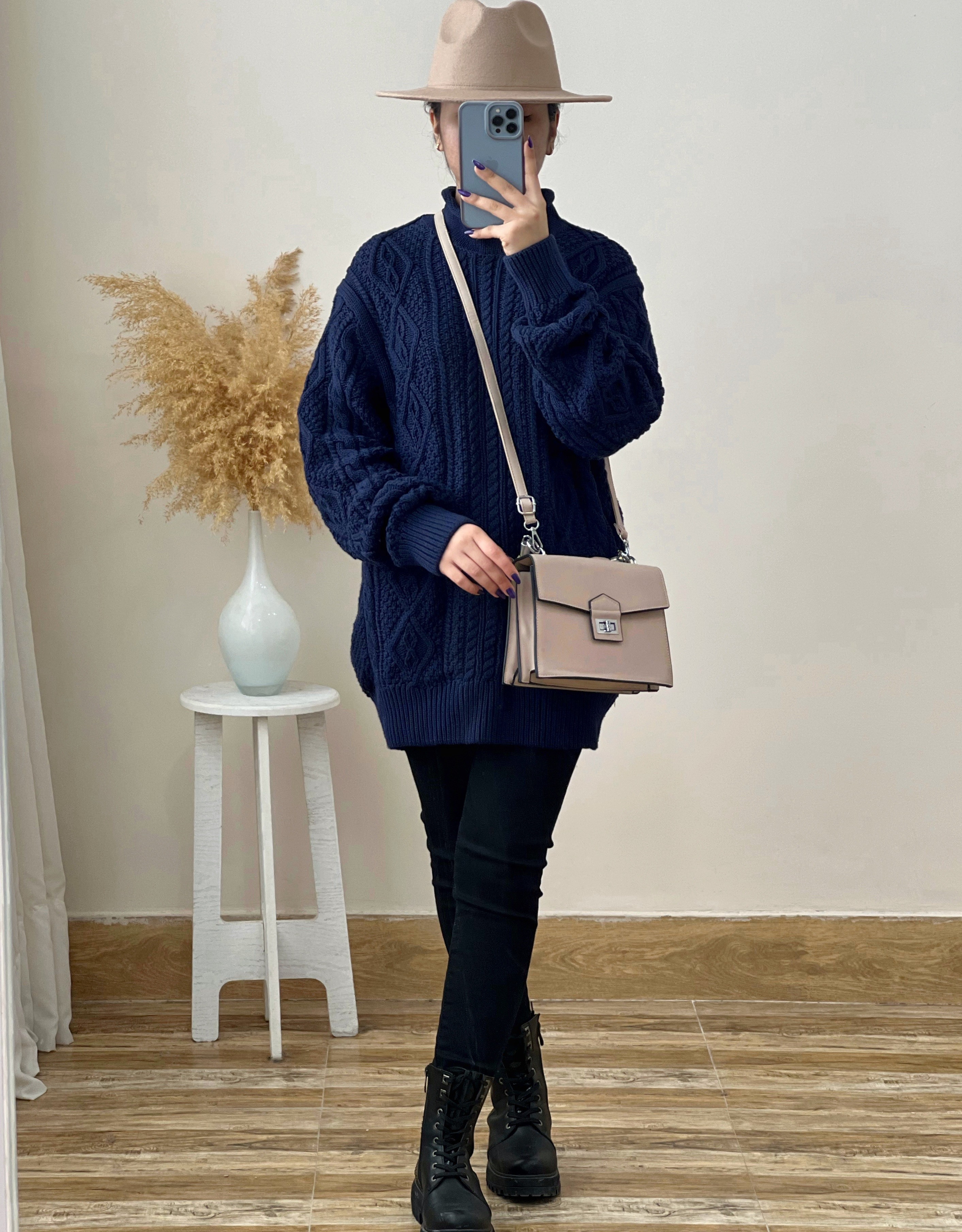 تونیک بافت کاموایی زنجیری کد 2447