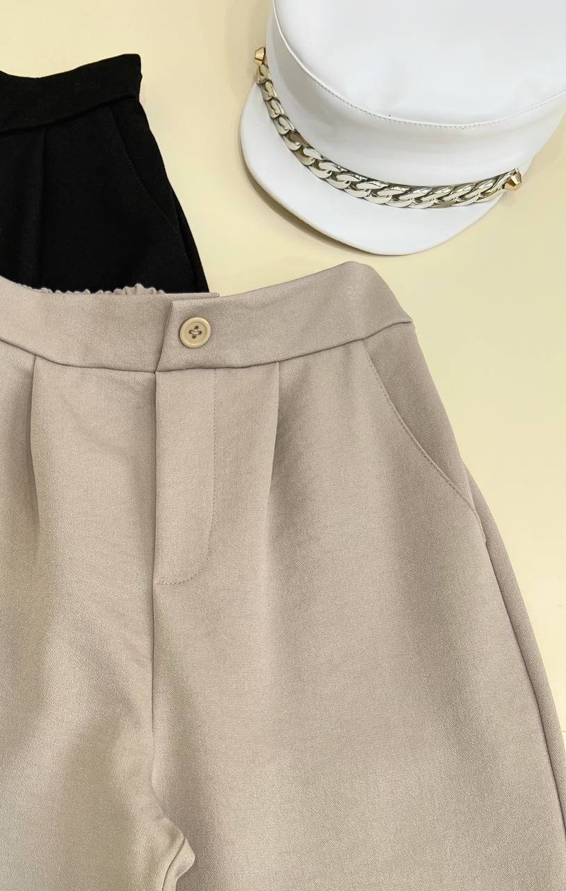 شلوار جلو پیلی مام فیت کد 2450