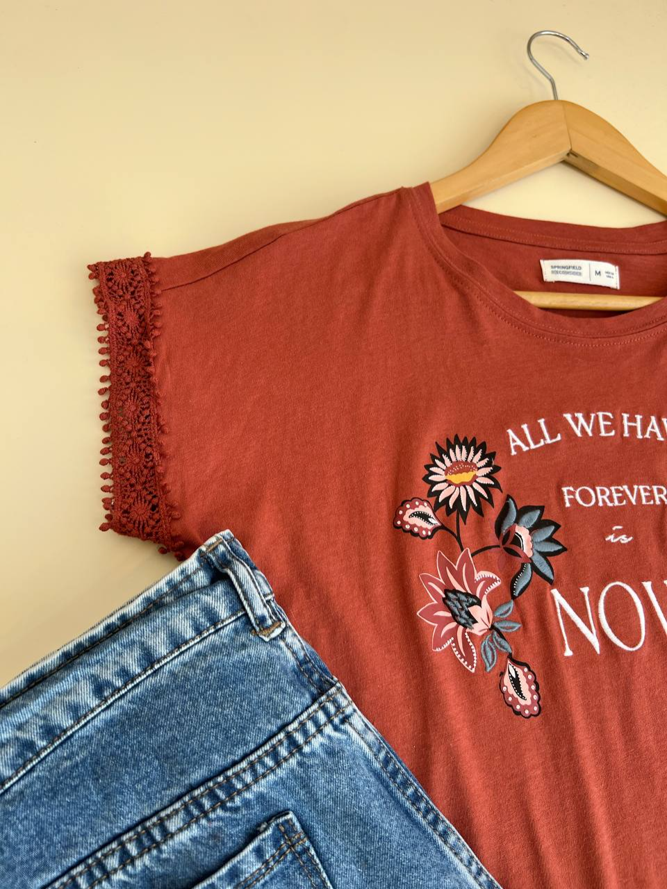 تیشرت وارداتی گلدوزی شده کد 2457