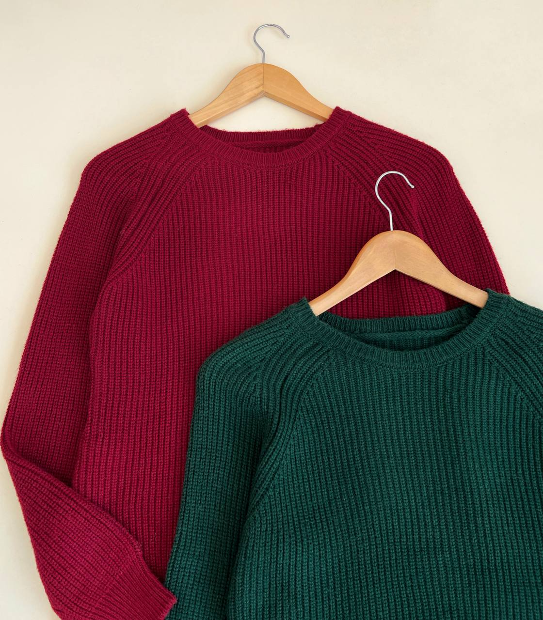 پلیور بافت یقه گرد ساده کد 2459