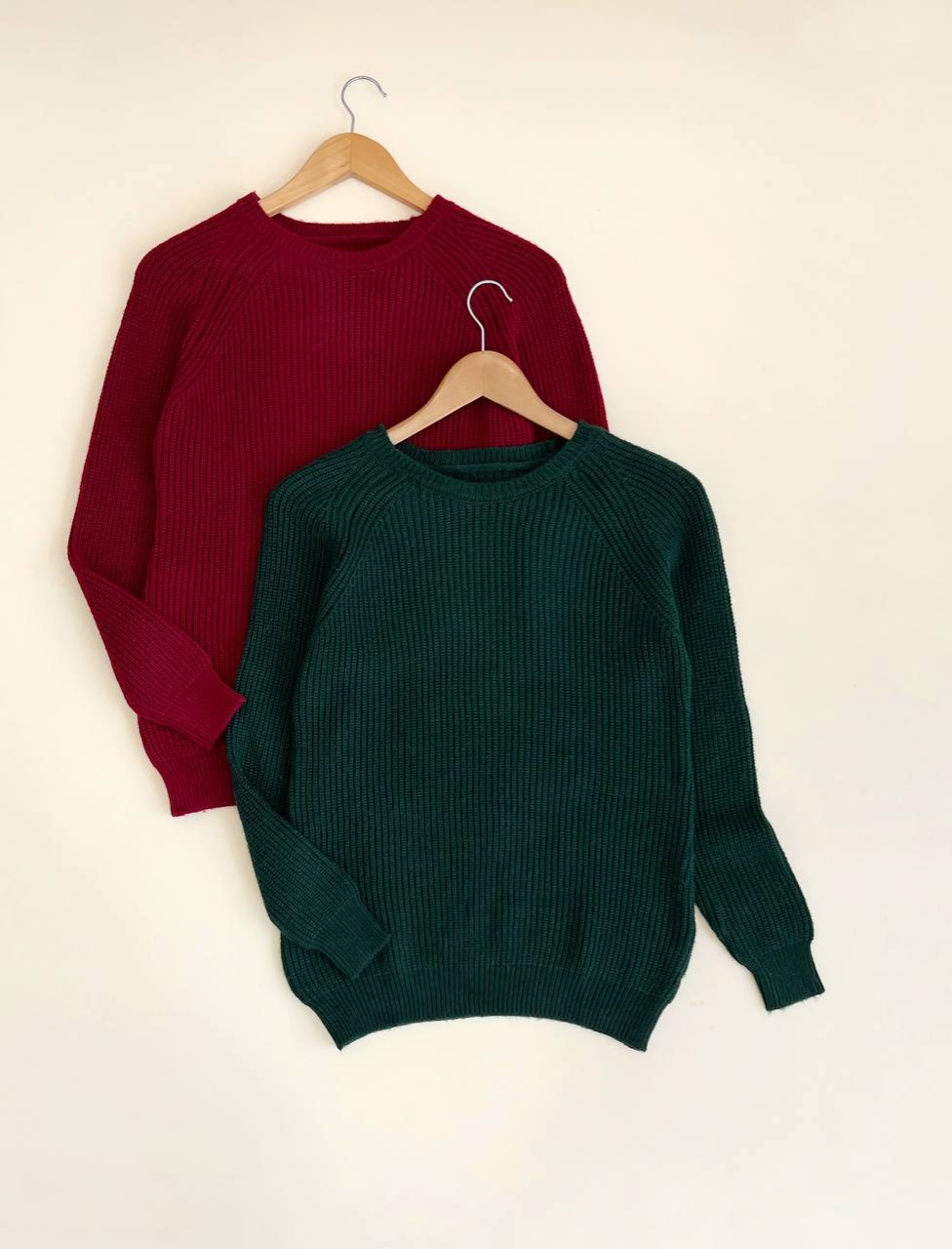 پلیور بافت یقه گرد ساده کد 2459