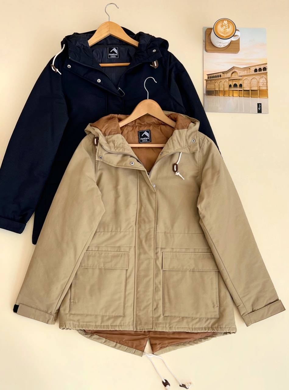 کاپشن کتان آستردار کد 2460