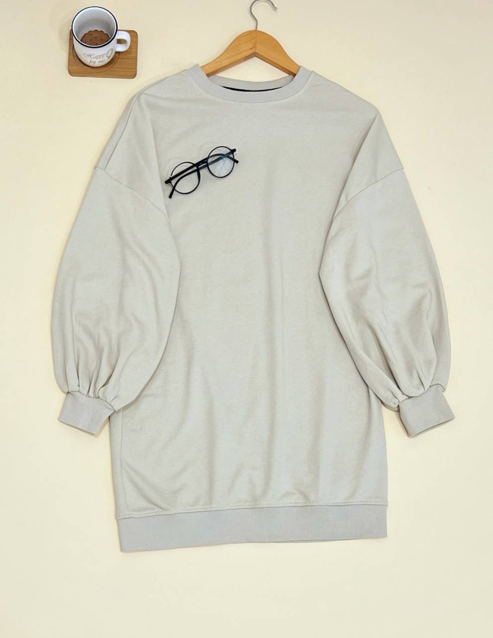 تونیک دورس آستین پف کد 2463