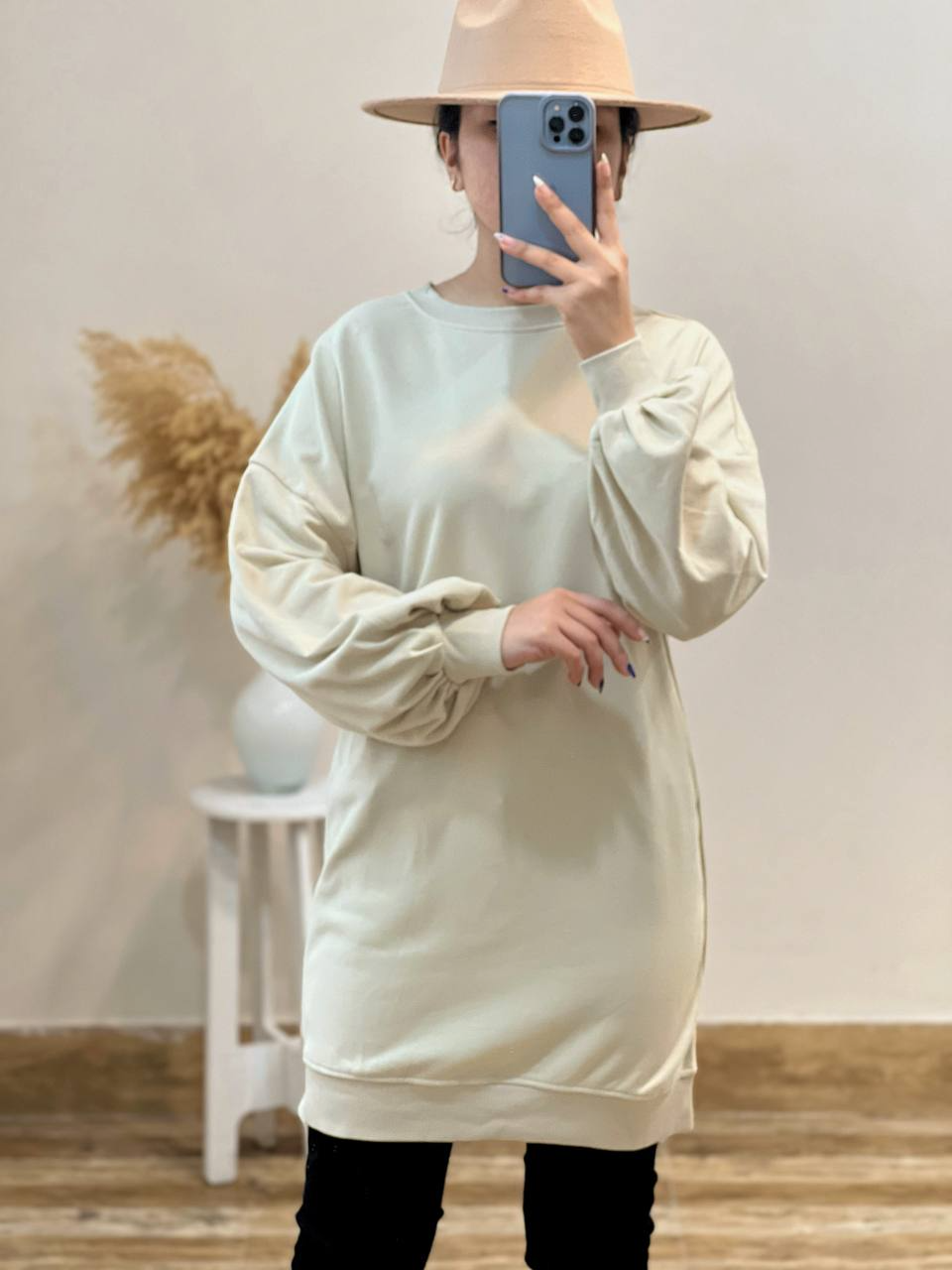 تونیک دورس آستین پف کد 2463