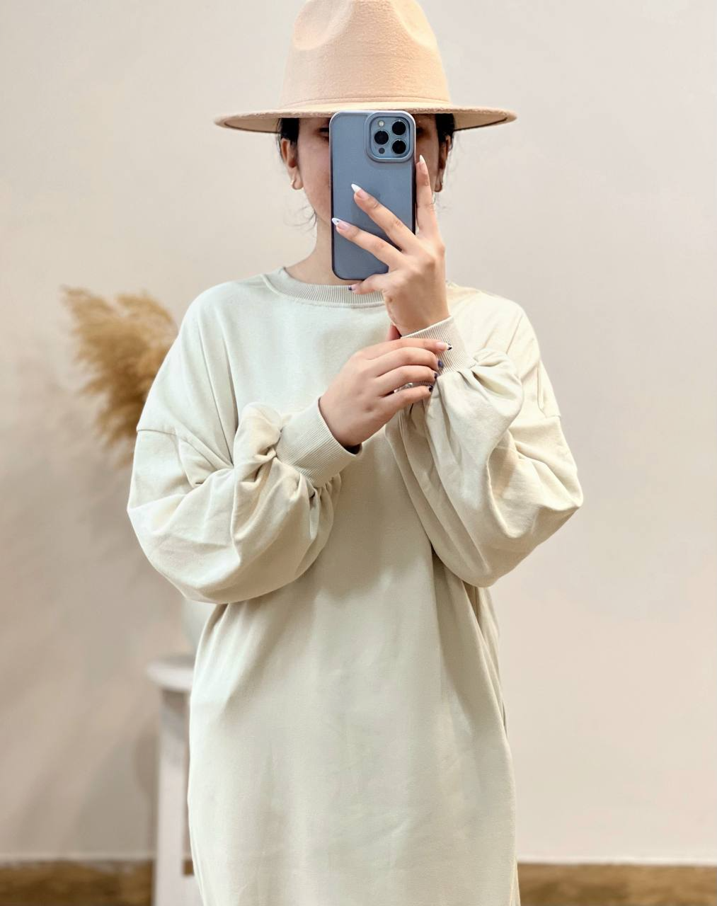 تونیک دورس آستین پف کد 2463