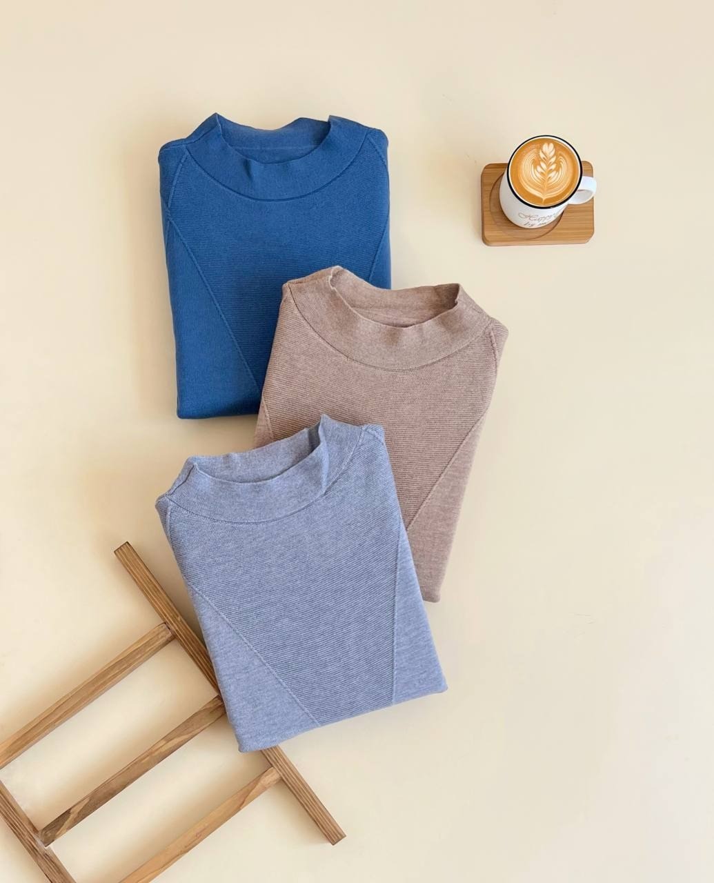 پلیور بافت ساده کد 2464