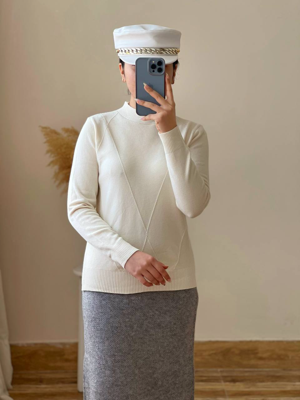 پلیور بافت ساده کد 2464