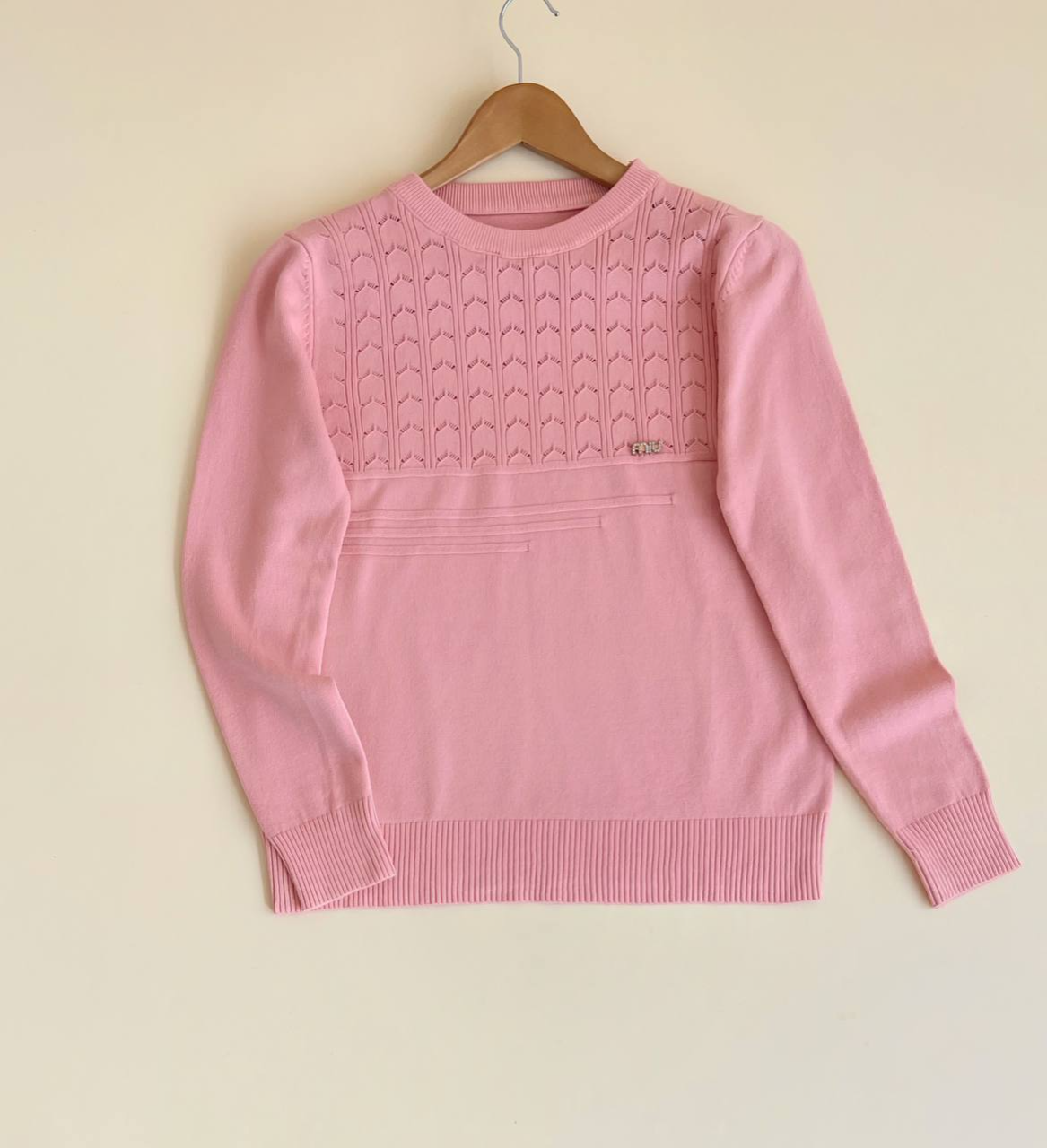 پلیور بافت یقه گرد کد 2472