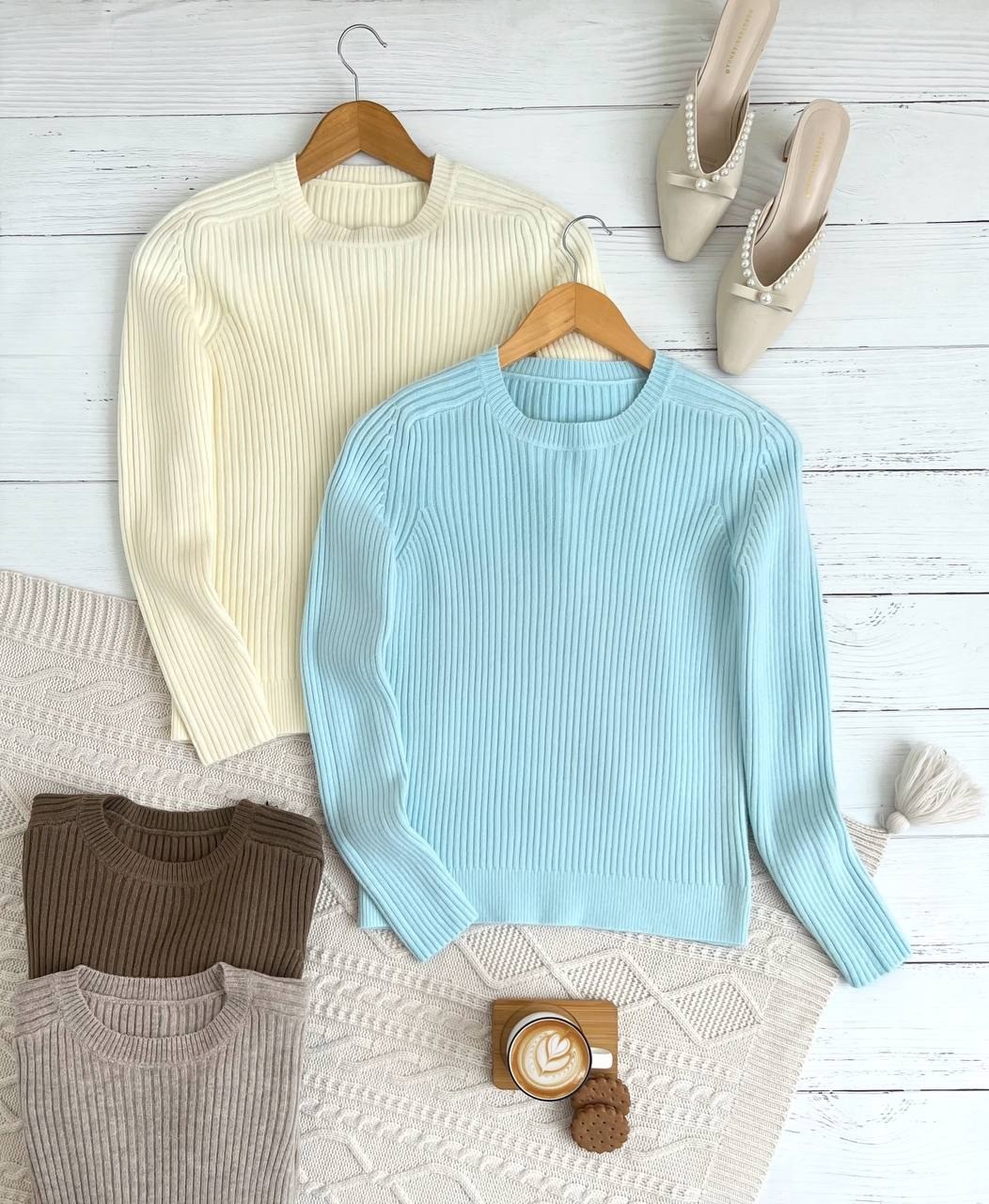 پلیور بافت گرم بالا کد 2477