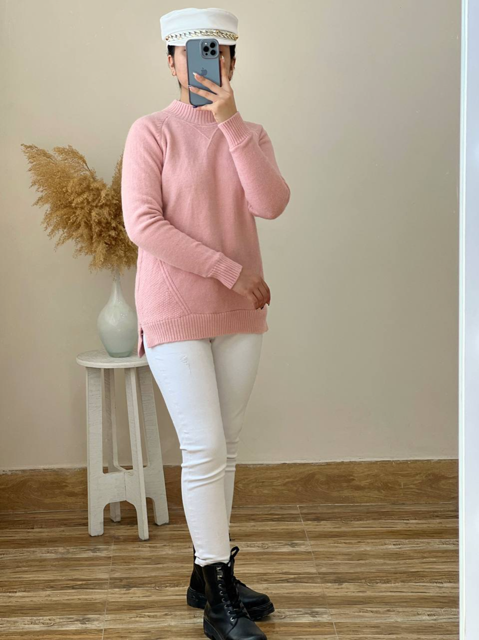 پلیور بافت داخل خز کد 2482