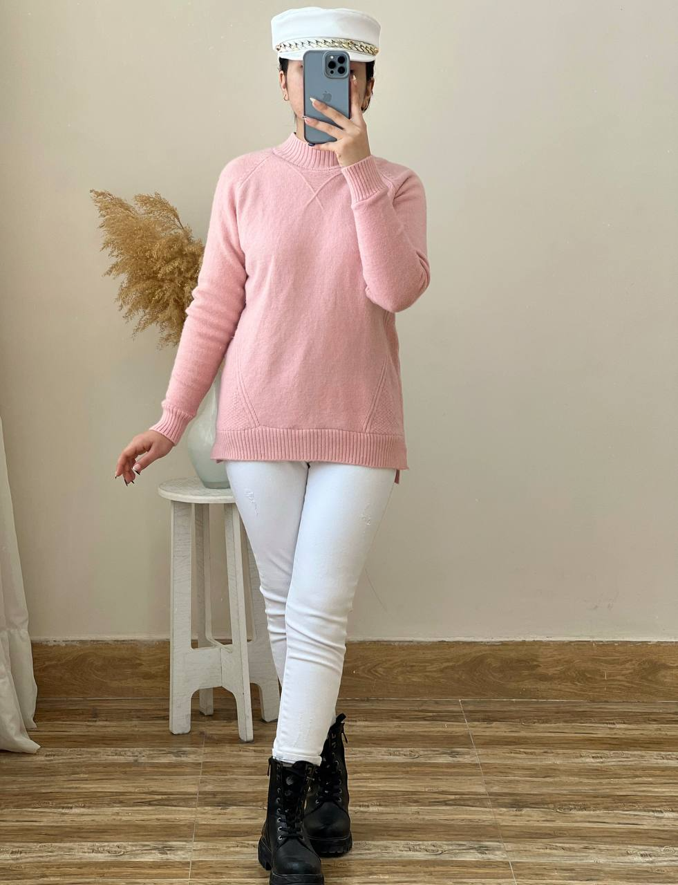 پلیور بافت داخل خز کد 2482