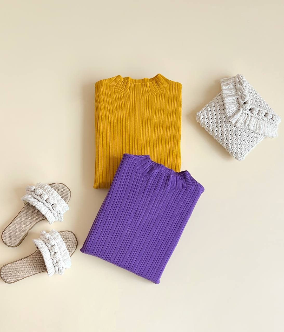 پلیور بافت یقه ایستاده 2 کد 2485