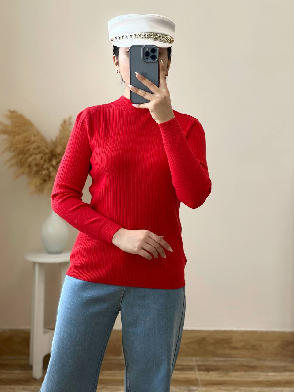 پلیور بافت یقه ایستاده 2 کد 2485