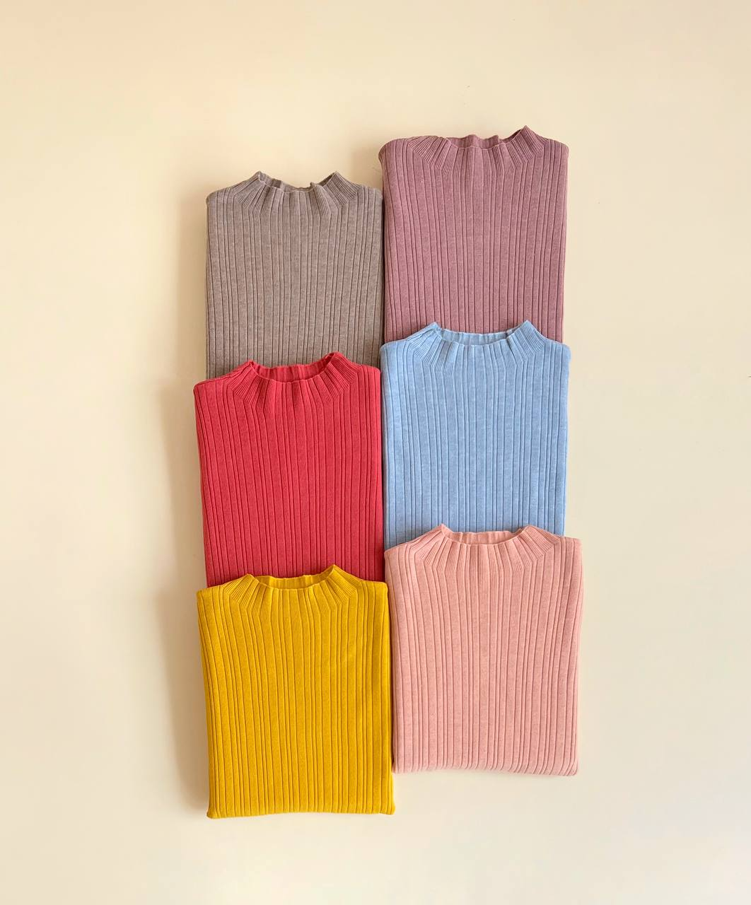 پلیور بافت یقه ایستاده 2 کد 2485