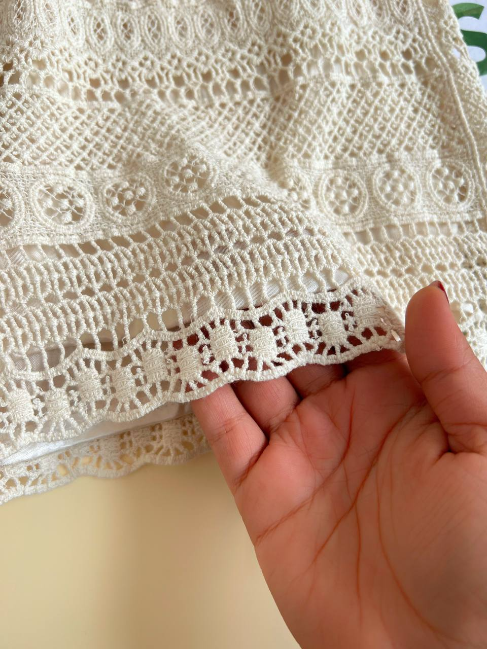 شلوارک دانتل آستردار کد 2486