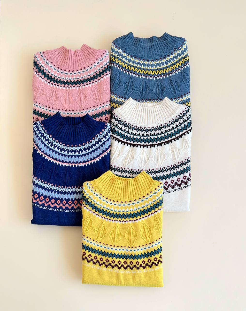 پلیور بافت سنتی گرم بالا کد 2490