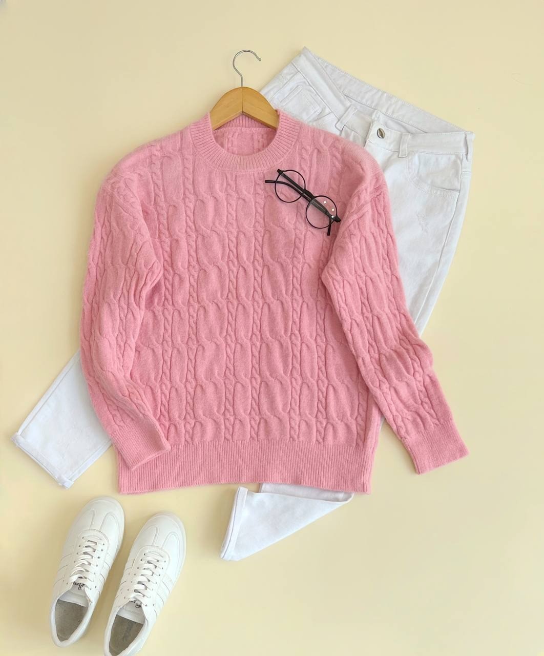 پلیور بافت زنجیری کد 2497