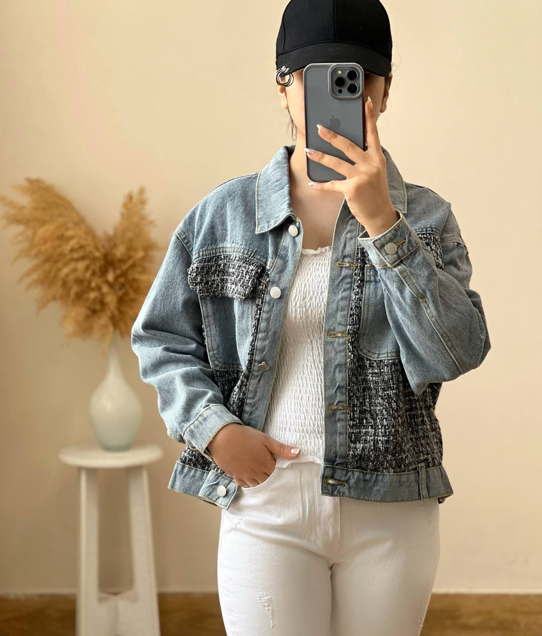 کت جین استر دار کد 2499