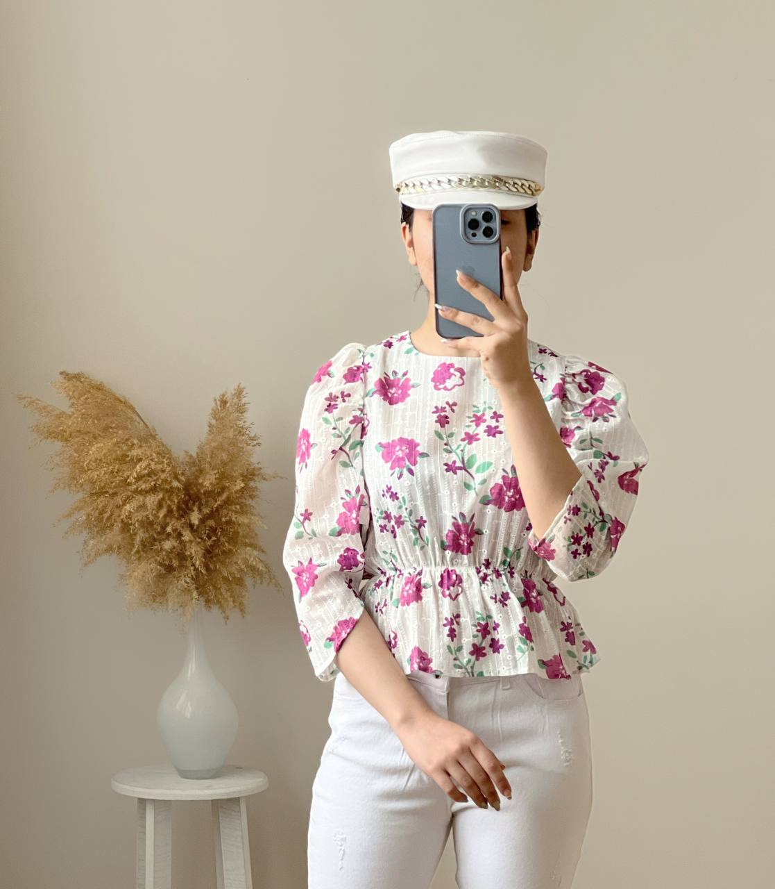 شومیز عروسکی نخ آستین پف کد 2500