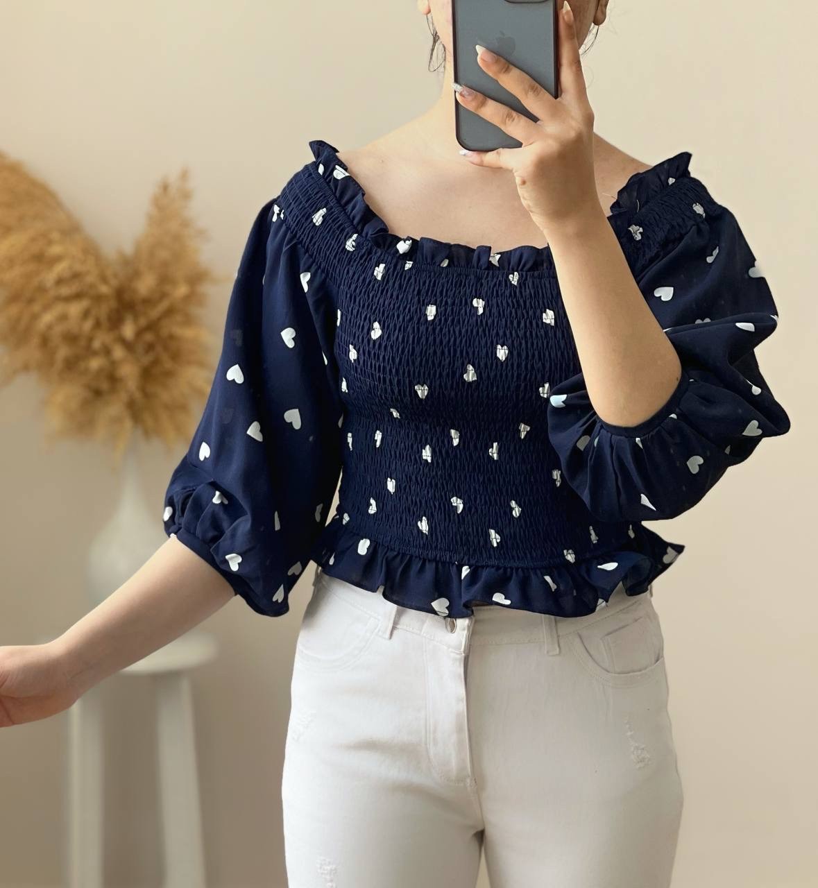 شومیز قلبی عروسکی کد 2502