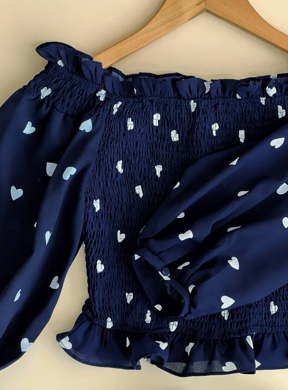 شومیز قلبی عروسکی کد 2502