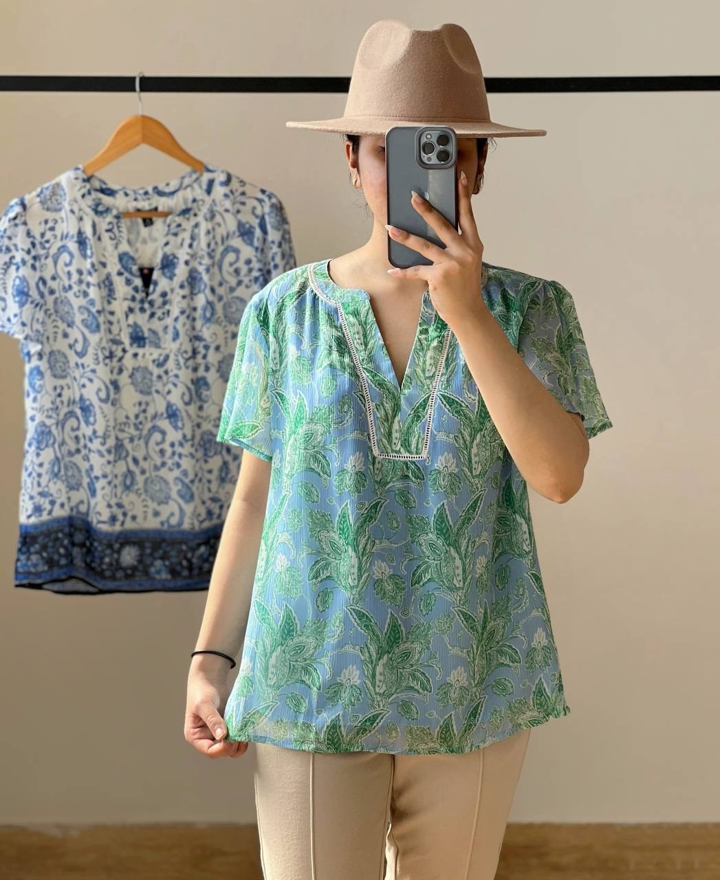 شومیز حریر کریشه آستردار کد 2506