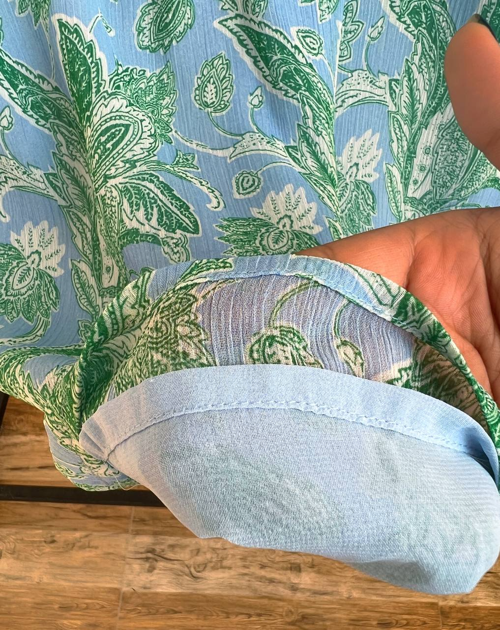 شومیز حریر کریشه آستردار کد 2506