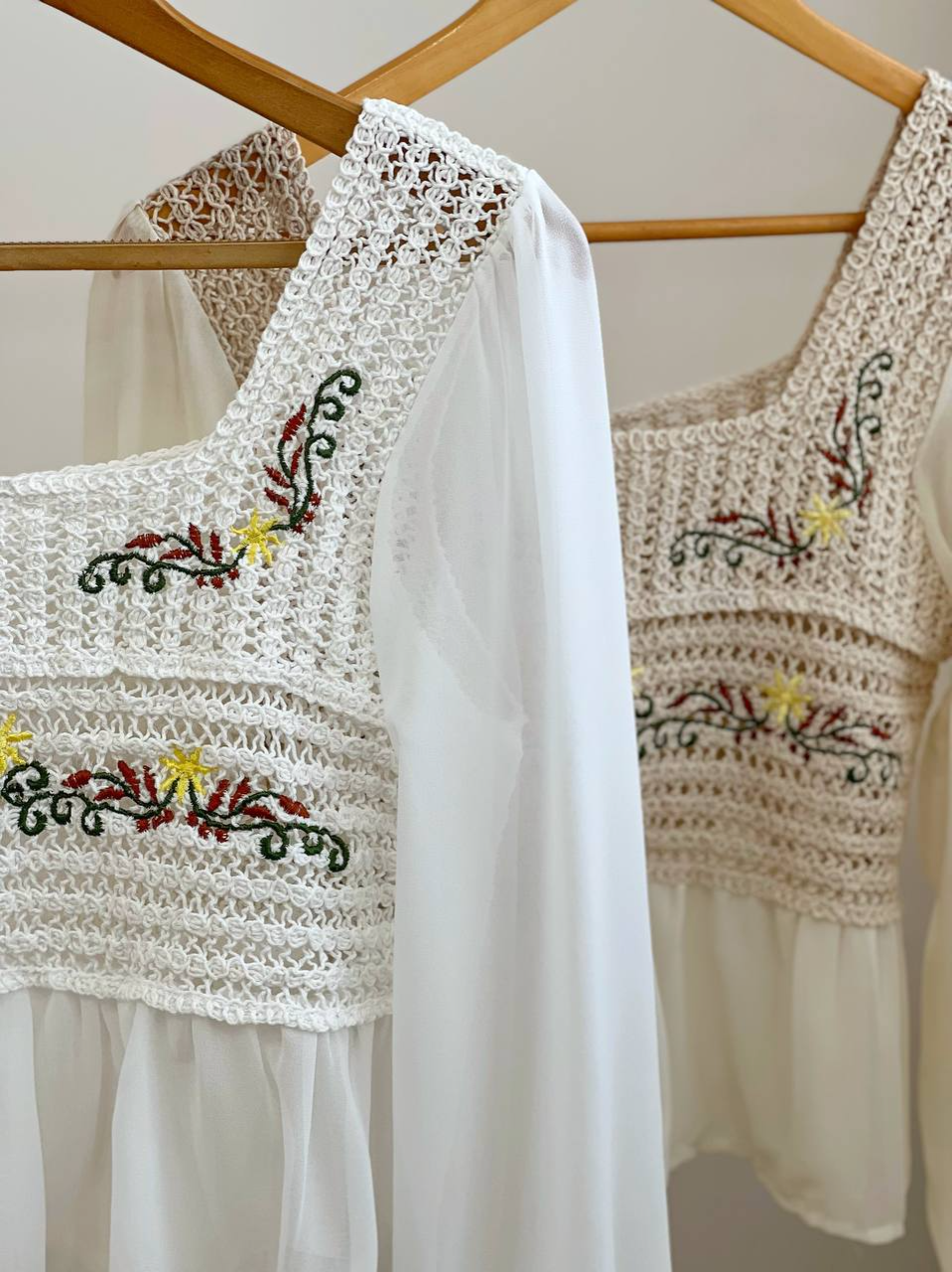 شومیز عروسکی گلدوزی شده کد 2507