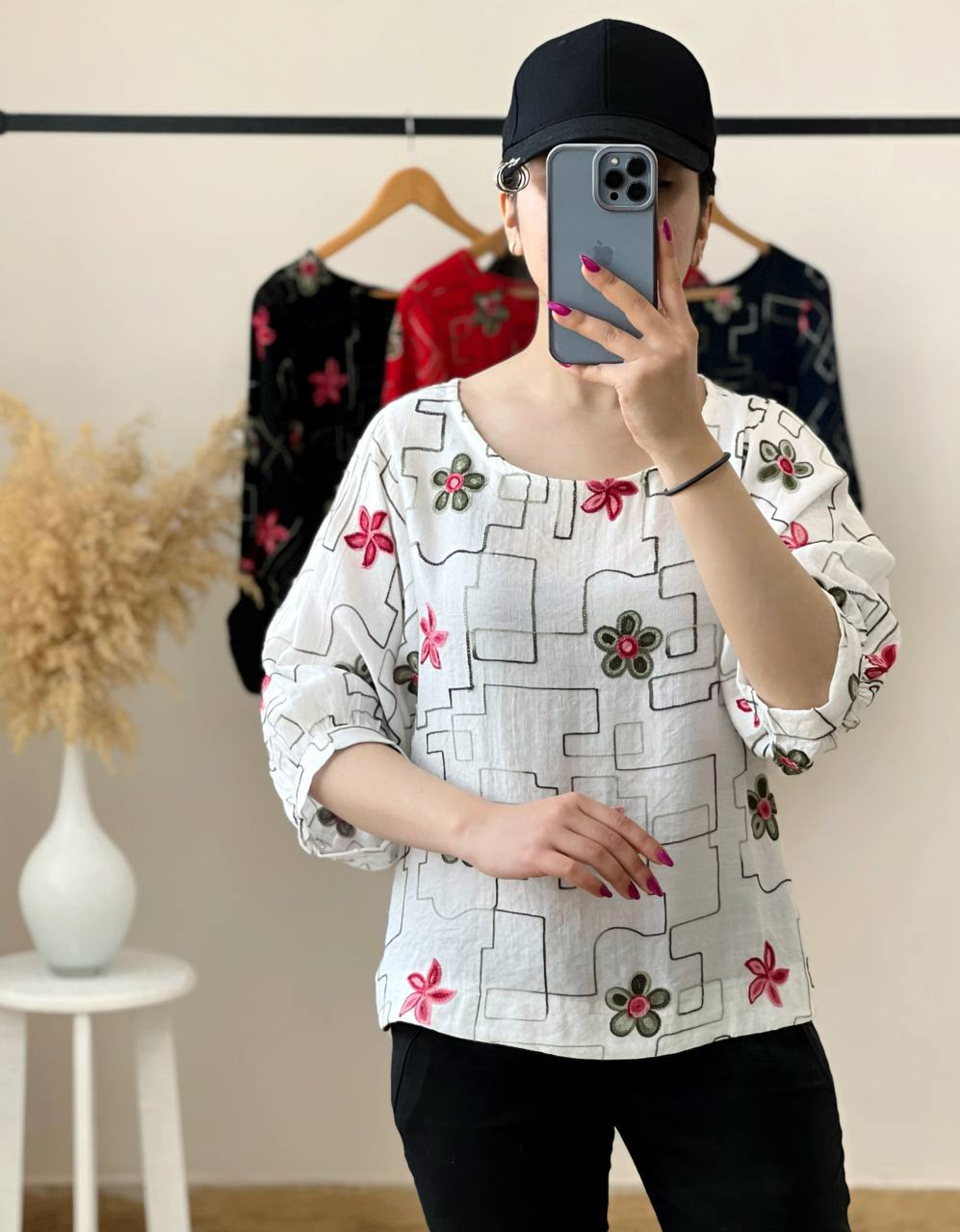 شومیز کنف گلدوزی شده کد 2511