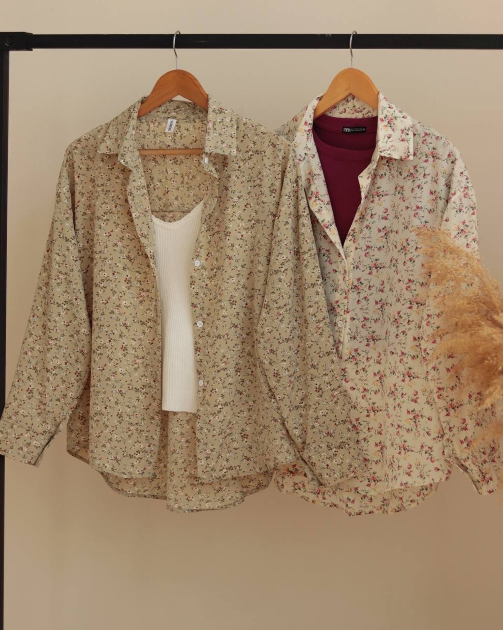 شومیز کرپ گل ریز کد 2513