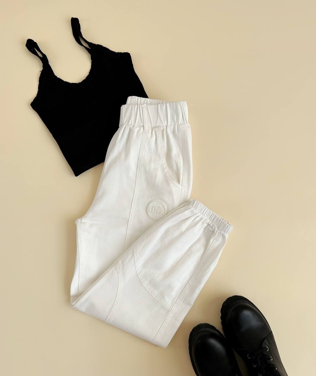 شلوار اسلش کتان کد 2515