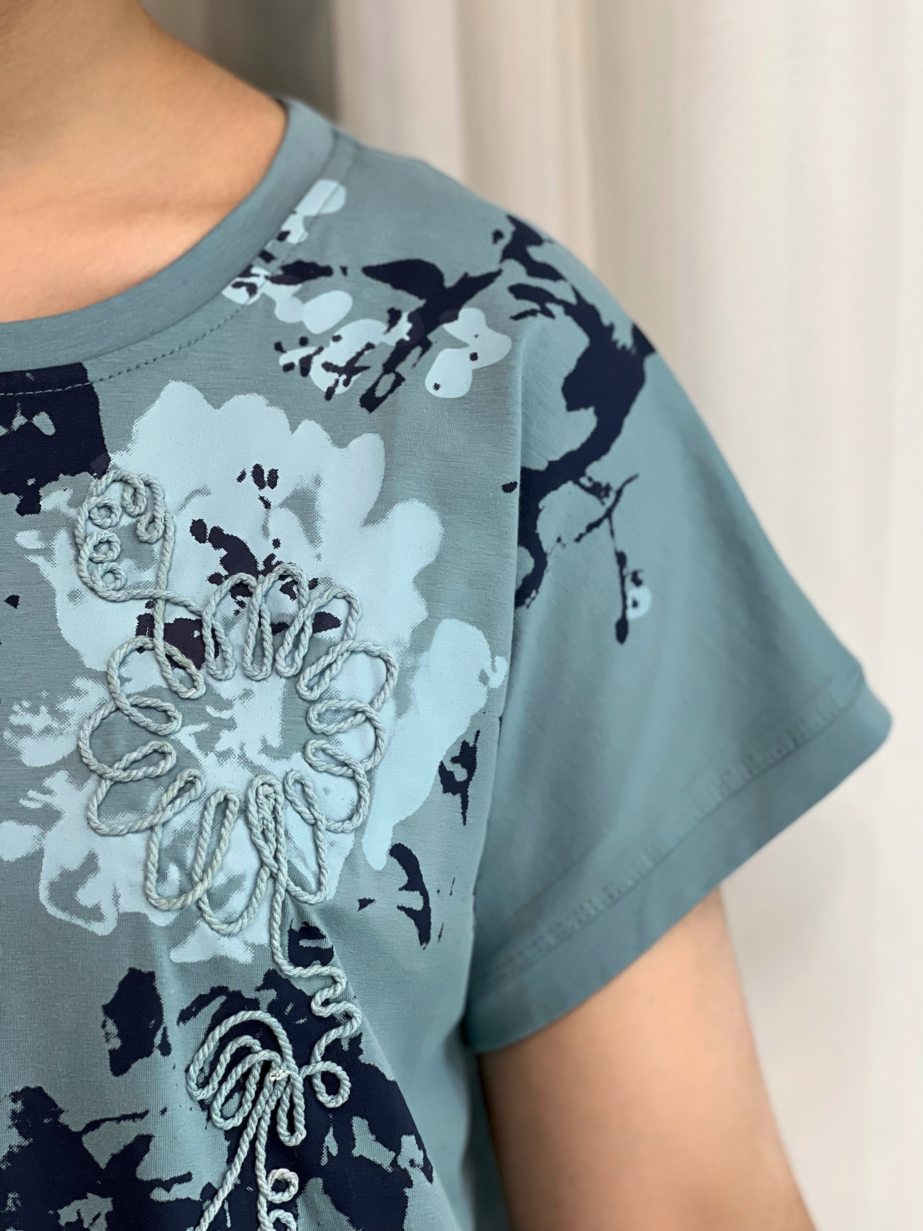 تیشرت آستین کیمونو برند کد 2525