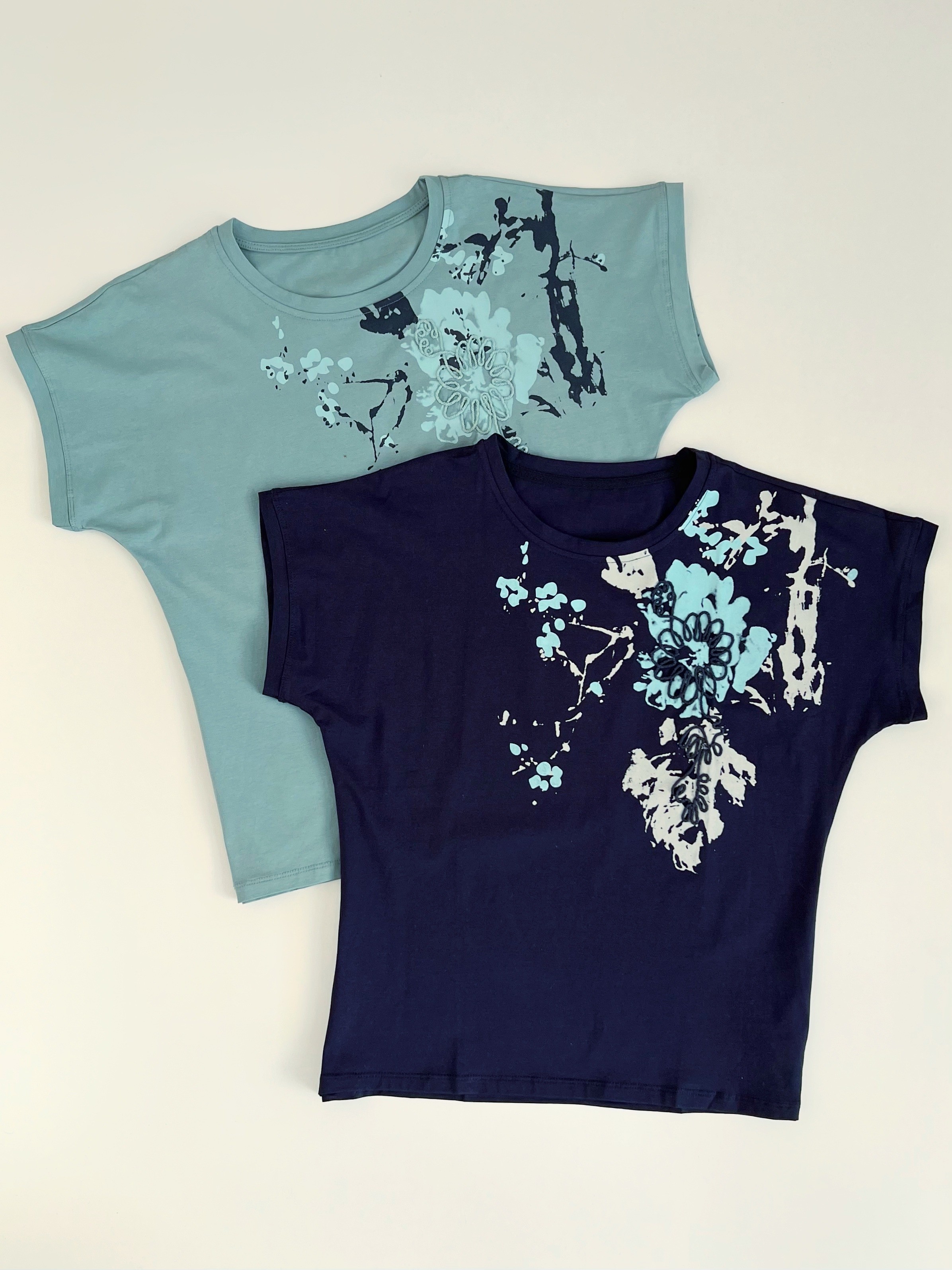 تیشرت آستین کیمونو برند کد 2525