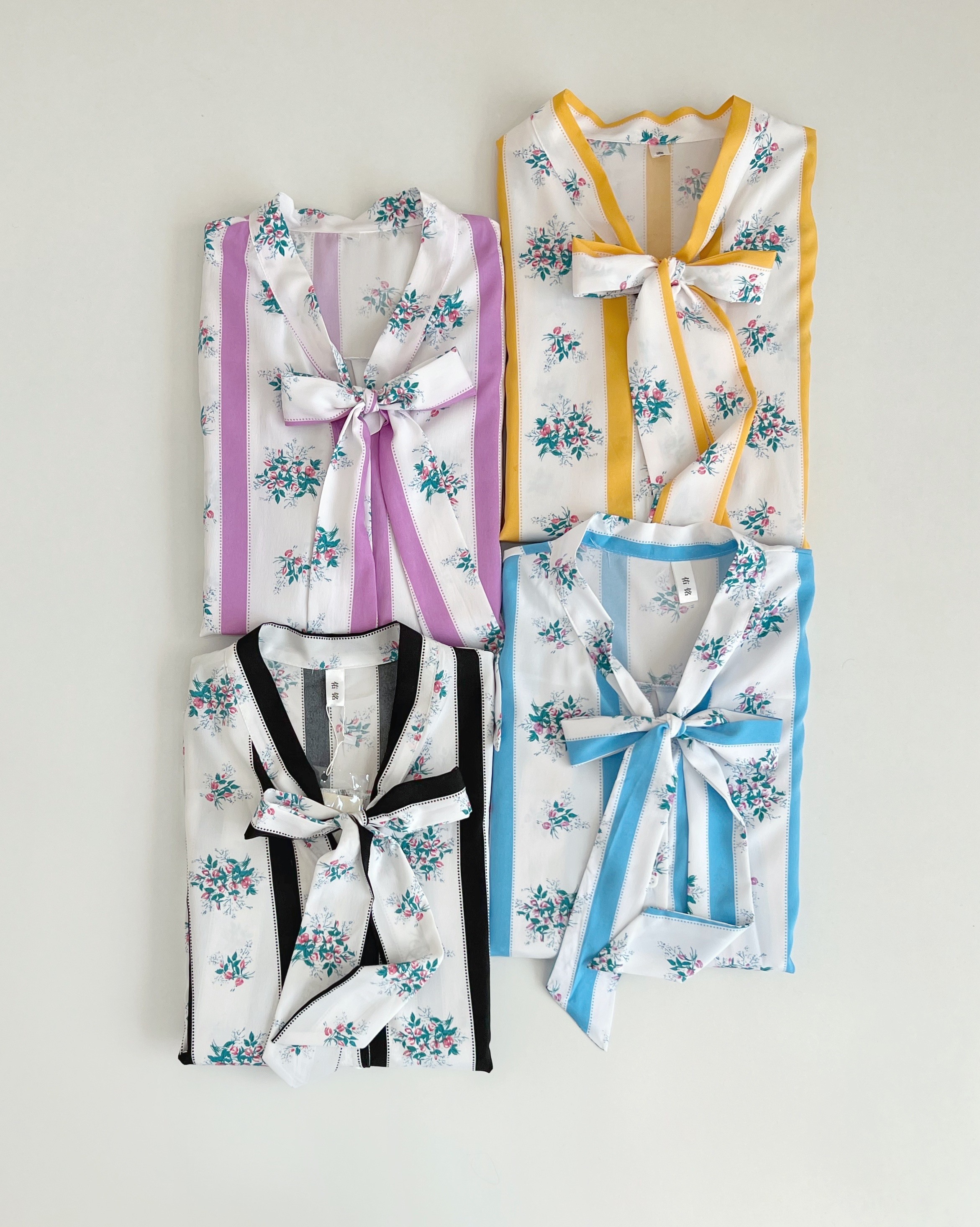 شومیز راه راه شکوفه کد 2530